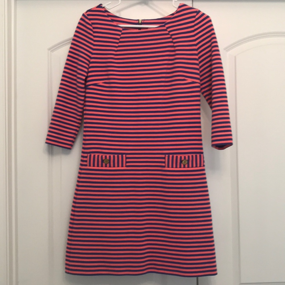 Lilly Pulitzer, Size Small,3/4 Length Sleeve Dress